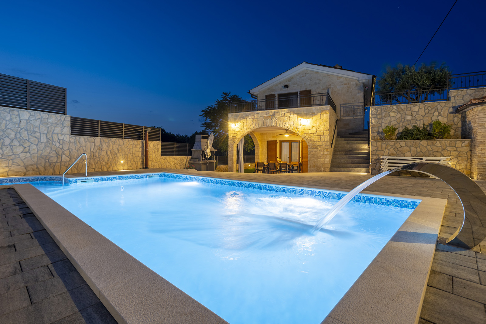 Villa Petros with private pool near Malinska on Krk